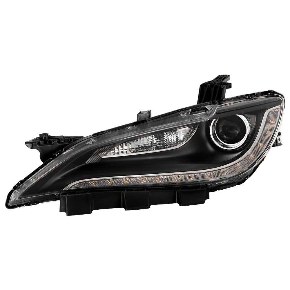 Chrysler 200 Spyder (POE) 15-17 HID w/LED DRL Black Trim (to 7-31-16) Headlight - OE Black Left