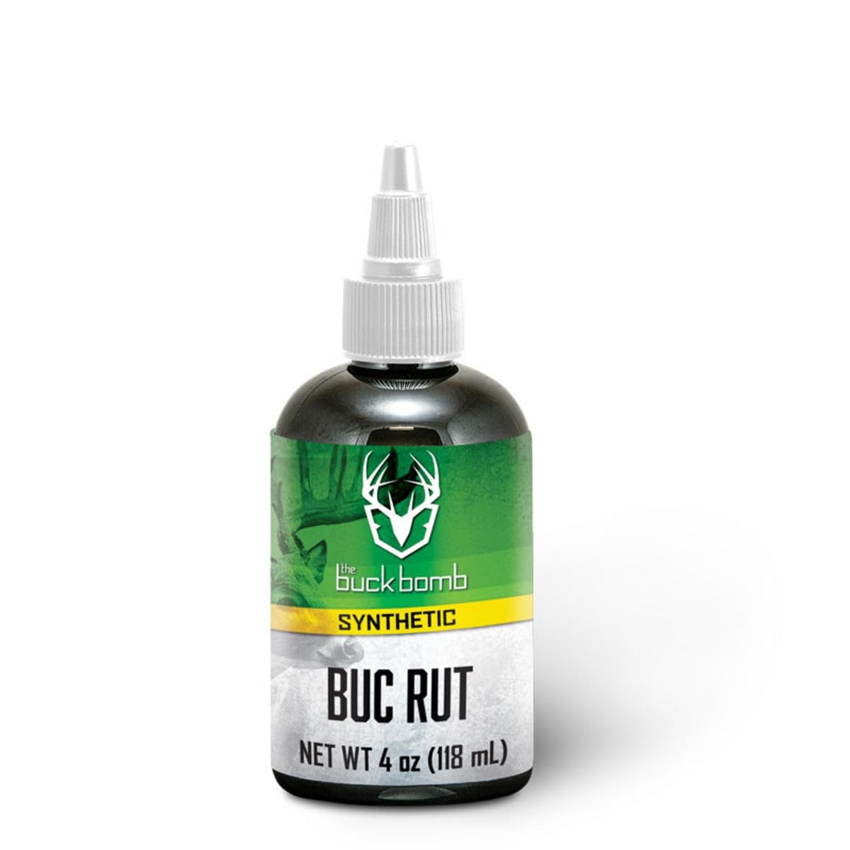 Buck Bomb Synthetic Hunters Specialties BUC Rut Liquid w/Wicks | Deer Buck Lure Hunting Primetime Pre-Rut Scent Attractant for Hunting, 4 Oz (118 ml.)