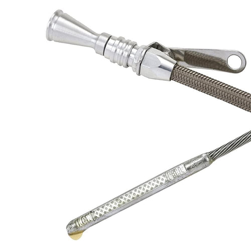 Brite Lokar 1220024 Flexible Engine Dipstick with Lock for Chevy Small Block Transmission Anchor-Tight