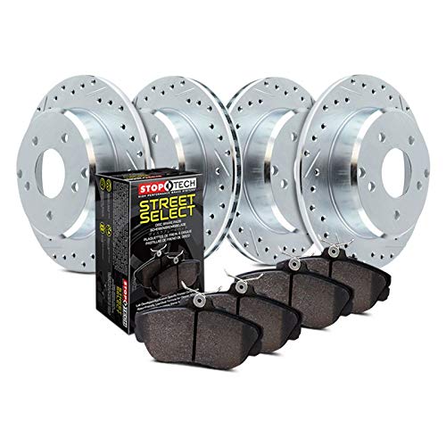 925.34037 Stoptech Select Sport Axle Pack, Drilled & Slotted, 4 Wheel