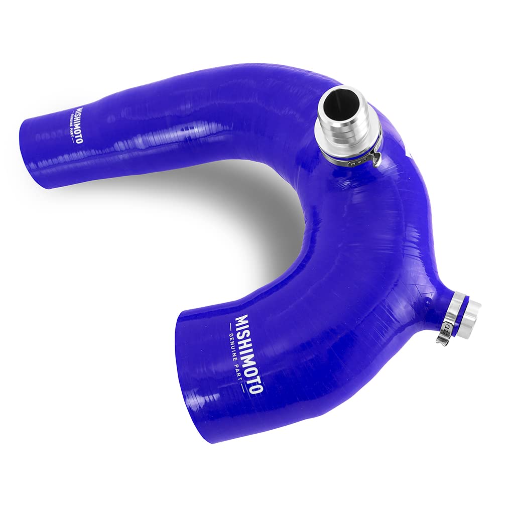 Mishimoto Intake J-Tube Silicone Compatible With Polaris RZR XP Turbo 2016+, Blue