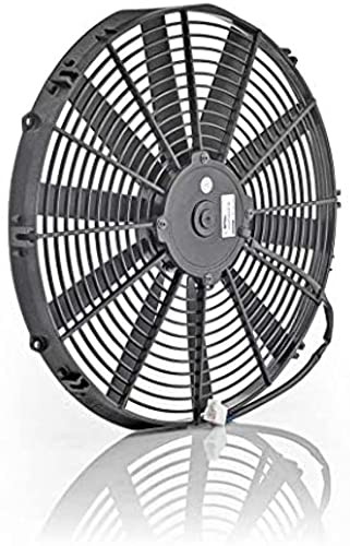 Euro-Black Be Cool 75059 16" Thin Line Electric Pusher Fan