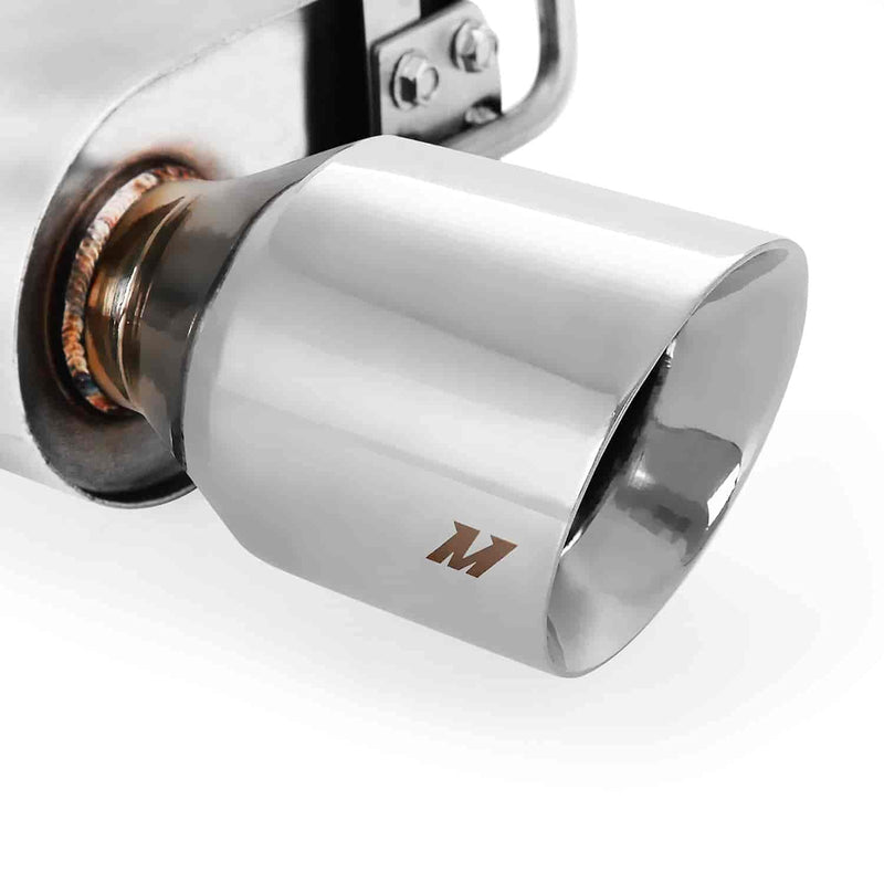 Mishimoto Street MMEXH-MUS8-15ASP Axleback Exhaust Fits Ford Mustang GT 2015+ Polished Tips