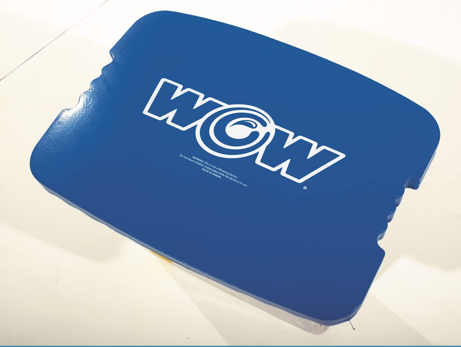 Wow Sports Foam Dipped Blue Seat - Poolside Cushion for Edge of Pool - Portable Poolside Chair - Pool Edge