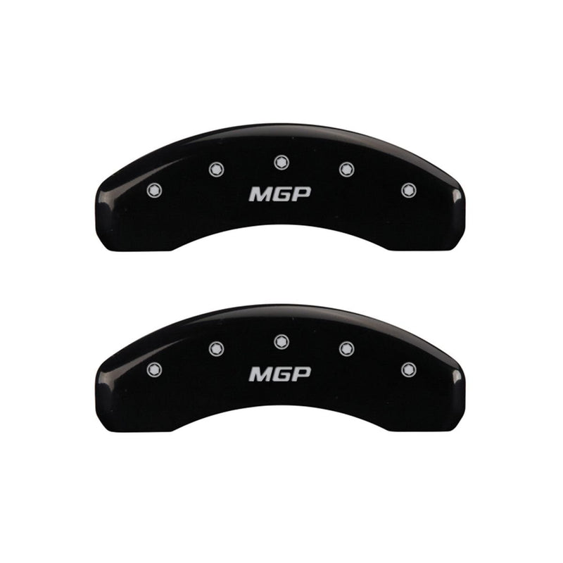 Caliper Covers-Gloss Black MGP 38019SMGPBK, Front and Rear: MGP Logo