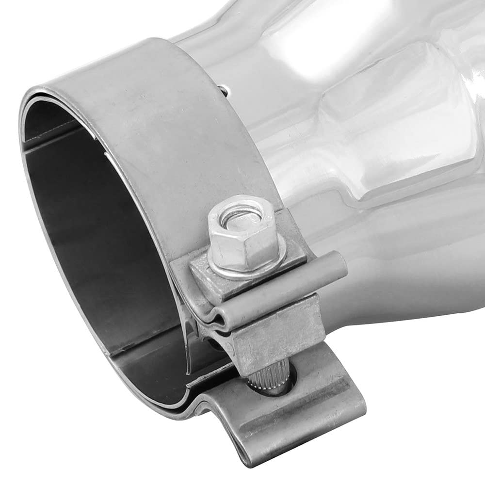 aFe Power 3" Inlet x 4" Outlet x 9" Length Stainless Steel Polished Bolt-On Exhaust Tip 49T30401-P09