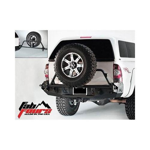 REAR BASE BUMPER Fab Fours 05-15 TACOMA, Black (TT05-Y1351-1)