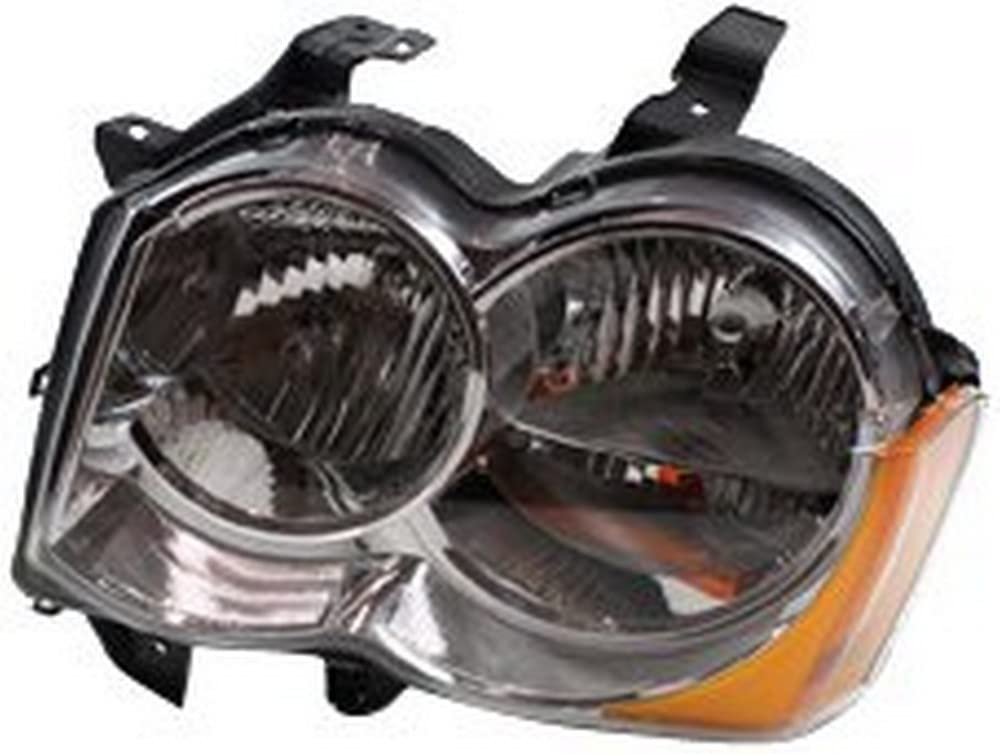 Left Headlight Assembly TYC Compatible with 2008-2010 Jeep Grand Cherokee