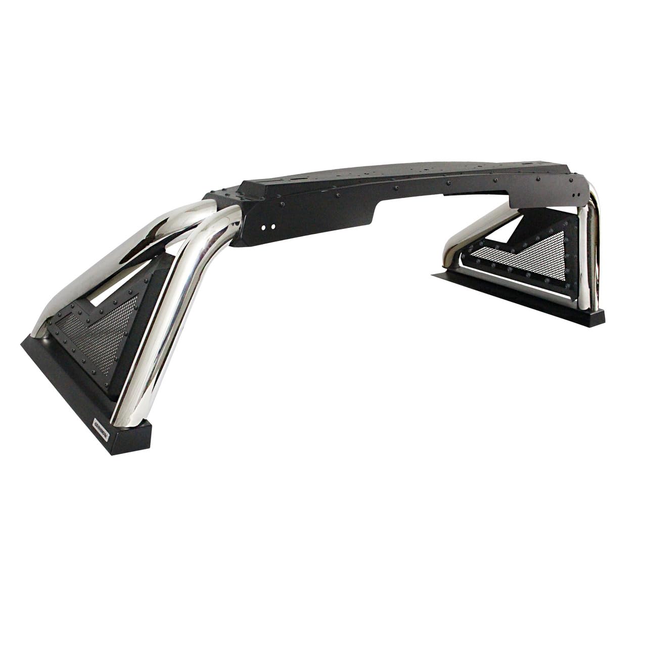 Sport Bar 2.0 Go Rhino w/Power Actuated Retractable Light Mount | Stainless Steel, Polished | 918600PS | Fits 2020-2024 Ram 1500, Silverado & Sierra 2500, 3500 (See Description)