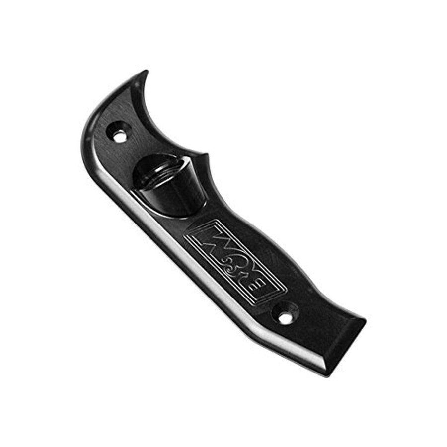 Magnum Grip B&M Sde Plt W/Btn, Right, Black (81078)
