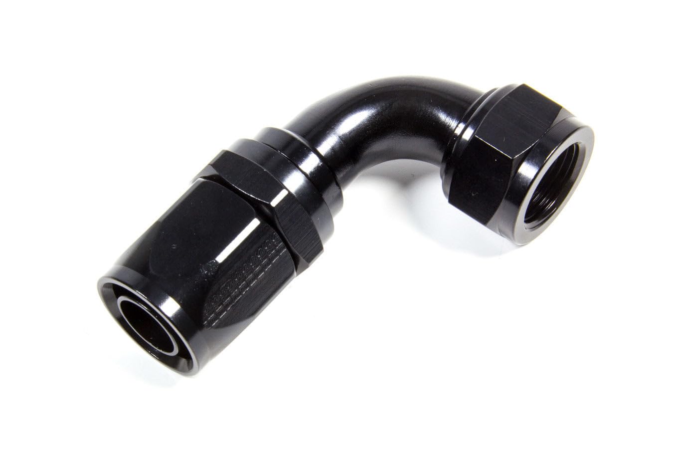 Fragola -16AN Fem x -12AN Hose 90 Degree Expanding Hose End - Black