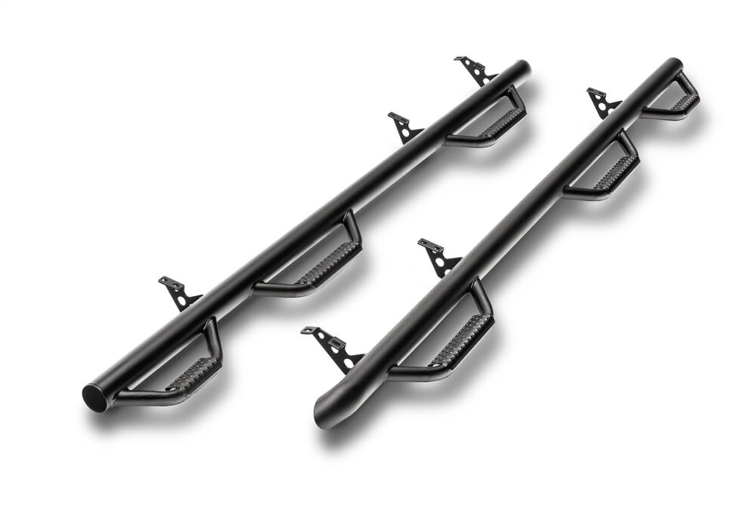 N-Fab Steps Nerf | Textured Black, Wheel-to-Wheel w/ Bed Access | T0683QC-6-TX | Fits 2005-2015 Toyota Tacoma Access Cab 6' Standard Bed, SRW Gas