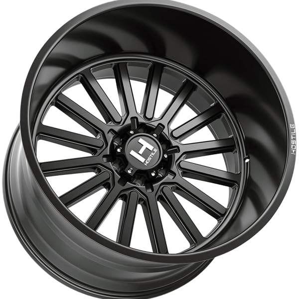 20x10 HOSTILE H127 Titan Asphalt (Matte Black) Wheel 6x135 (-19mm)