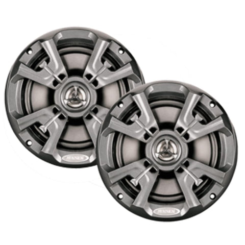 Jensen Marine MSX60RVR Speakers 6.5" Coaxial Speaker, Completely Waterproof With UV Resistant Materials To Withstand the Outdoor Elements, Sold as Pair, Graphite Gray