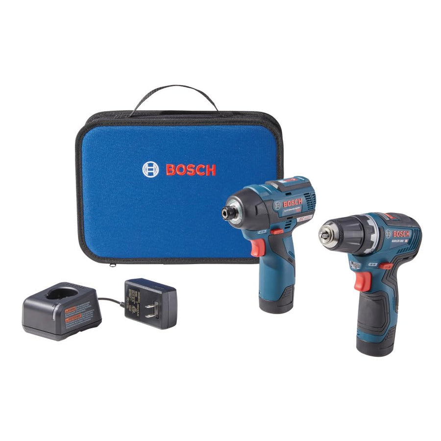 GXL12V-220B22 Bosch 12V Max 2-Tool Combo Kit with 3/8 In. Drill/Driver, 1/4 In. Hex Impact Driver and (2) 2.0 Ah Batteries