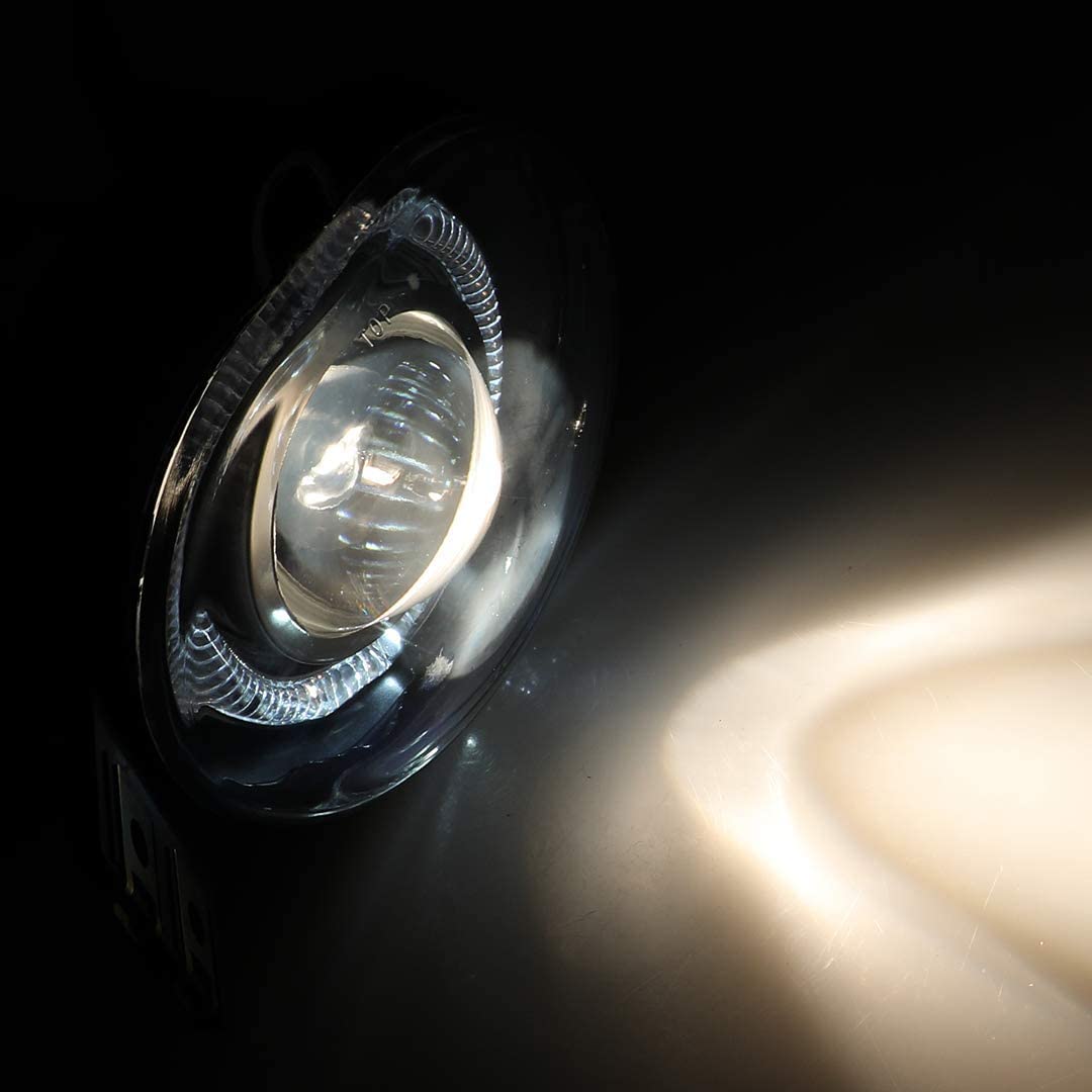 Winjet OEM Series WJ30-0065-09 for [2002-2008 Dodge RAM] [2004-2006 Dodge Durango] Driving Halo Ring Projector Fog Lights