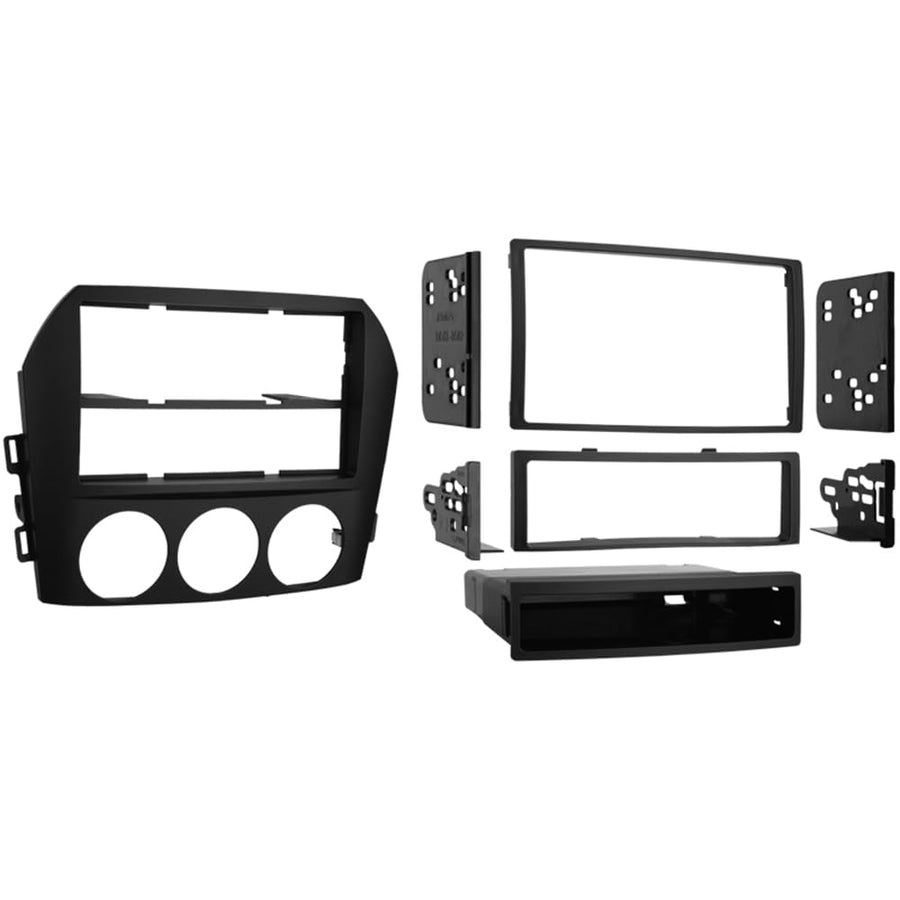 Metra 99-7506 Installation Kit for Single DIN/Double DIN 2006-2008 Mazda Miata MX-5 Vehicles (Black)