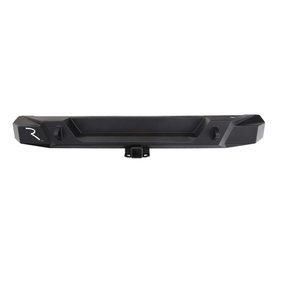 Rampage Products Trail Guard Rear Bumper Rampage | Steel, Black | 99619 | Fits 2007 - 2018 Jeep Wrangler JK Unlimited