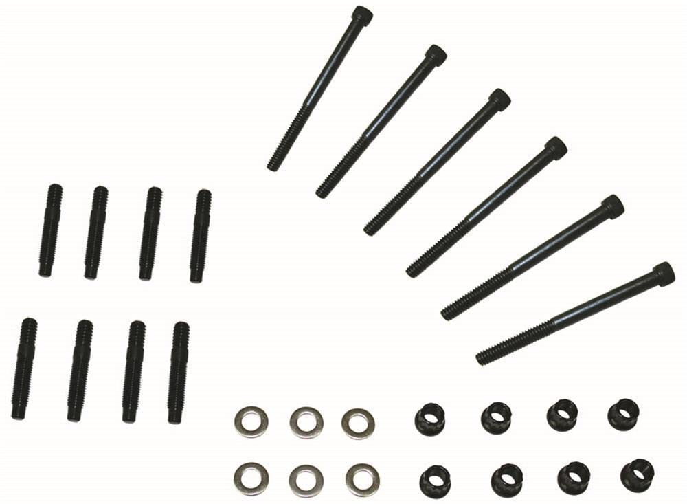 Moroso Valve Cover Hardware Kit 68834, Fits 3" Tall Big Block Chevy Covers w/Tubes on Intake Side
