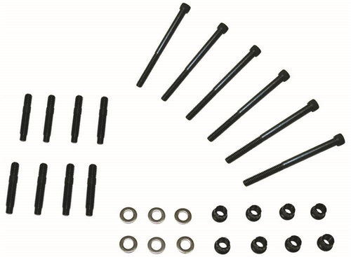 Moroso Valve Cover Hardware Kit 68834, Fits 3" Tall Big Block Chevy Covers w/Tubes on Intake Side