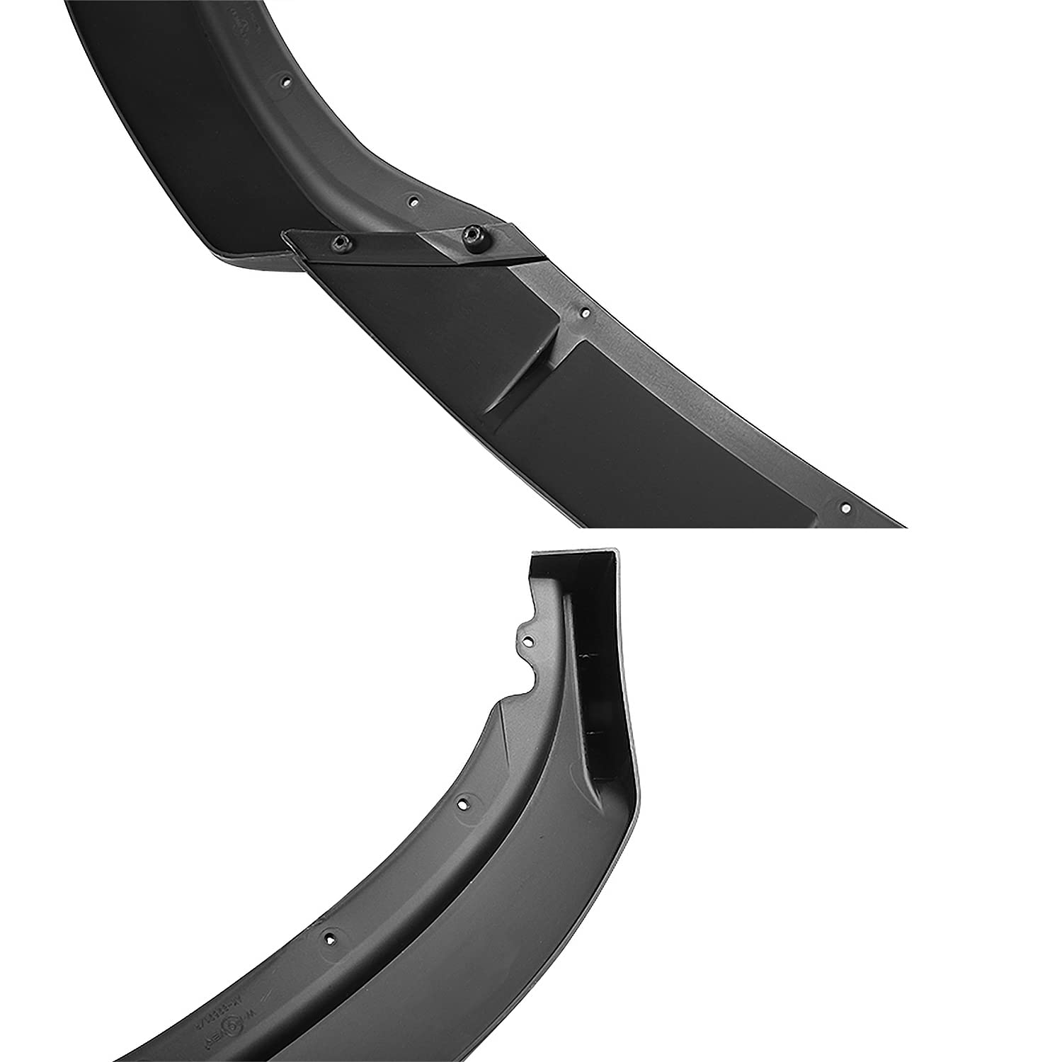 Matte Black Spec-D Tuning Front Bumper Lip Spoiler Splitter Body Kits Compatible with Ford F30 F35 2016-2019