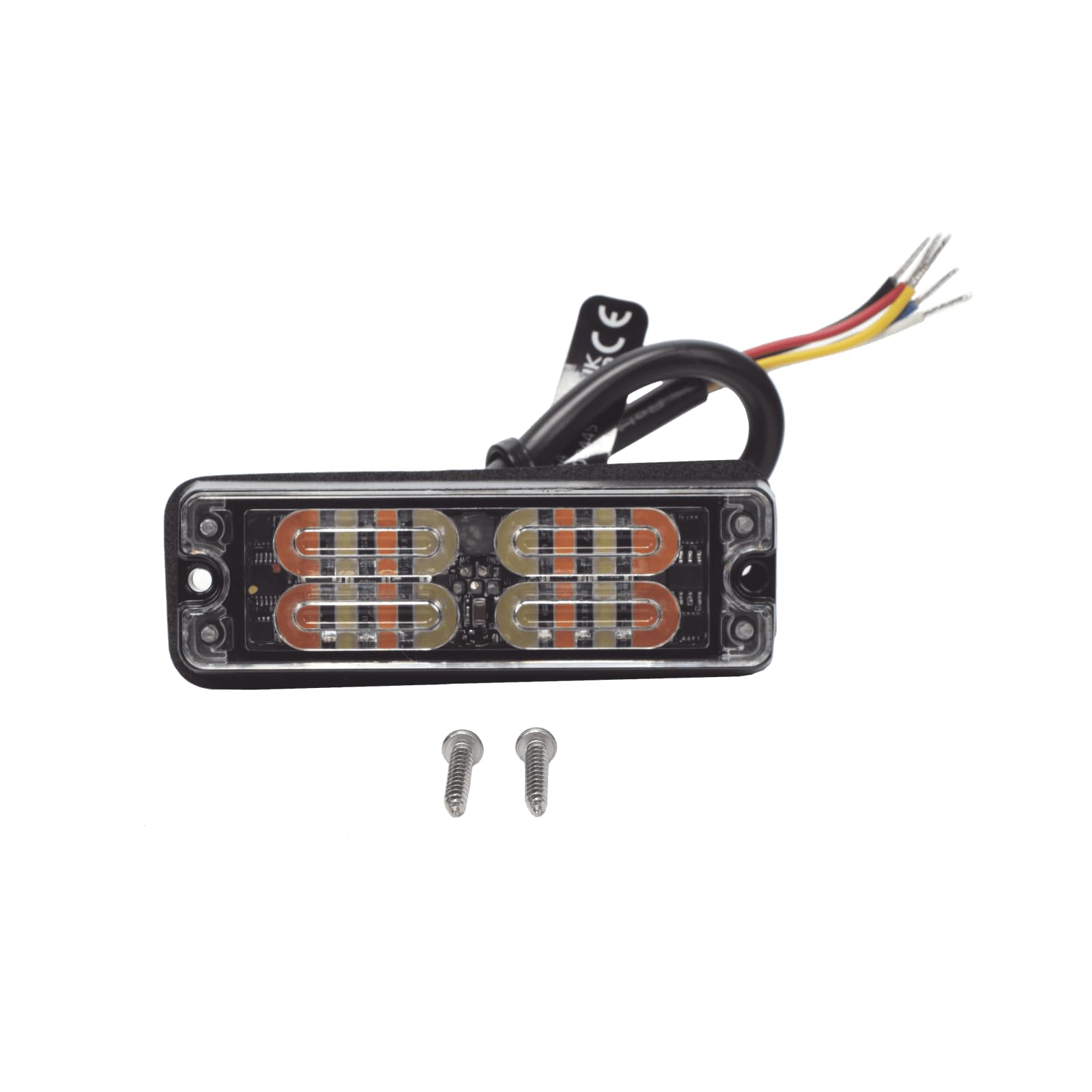 ECCO Surface Mount Amber/White Strobe Light ED3511AW