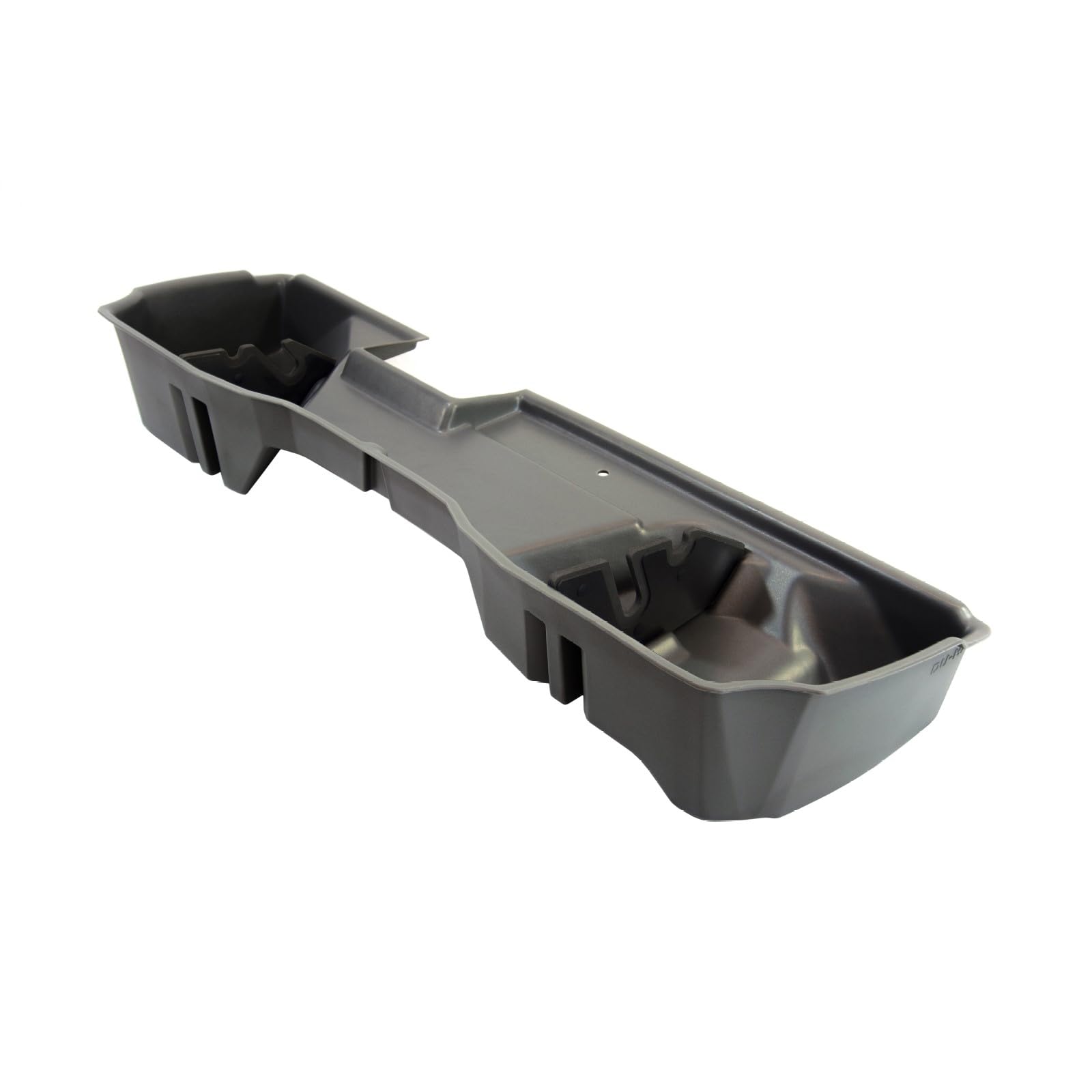 Under Seat Storage DuHa 10305 fits 2014-2019 Chevy Silverado/GMC Sierra Double Cab Classic Style Body | Grey Heavy-Duty Back Seat Organizer | Includes Dividers