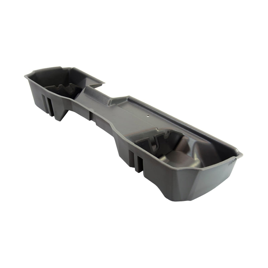 Under Seat Storage DuHa 10305 fits 2014-2019 Chevy Silverado/GMC Sierra Double Cab Classic Style Body | Grey Heavy-Duty Back Seat Organizer | Includes Dividers
