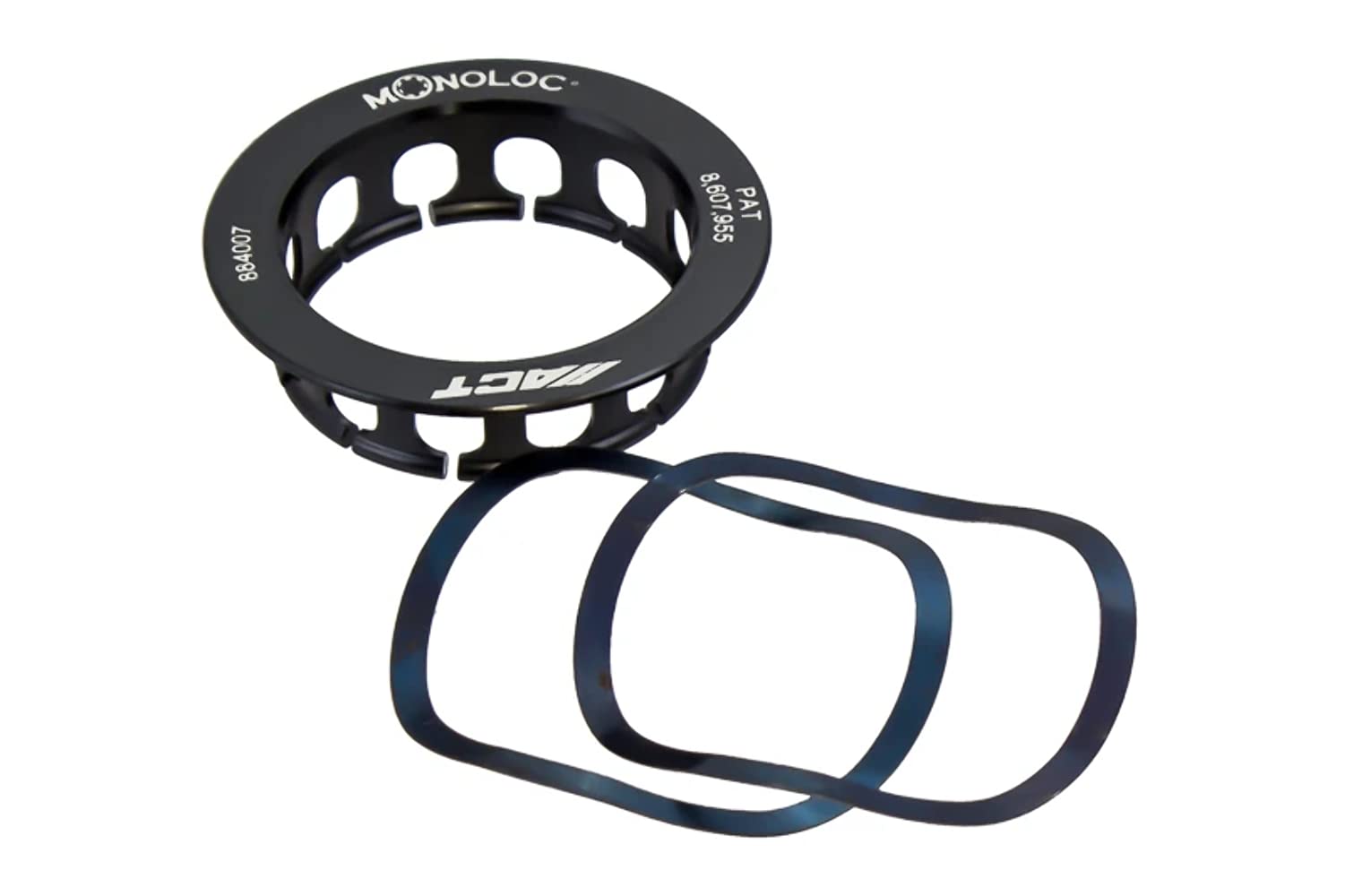 ACT Monoloc Collar 884007P (; For Usewith Snap Ring Type Center Hub Assemblies), 1 Pack black