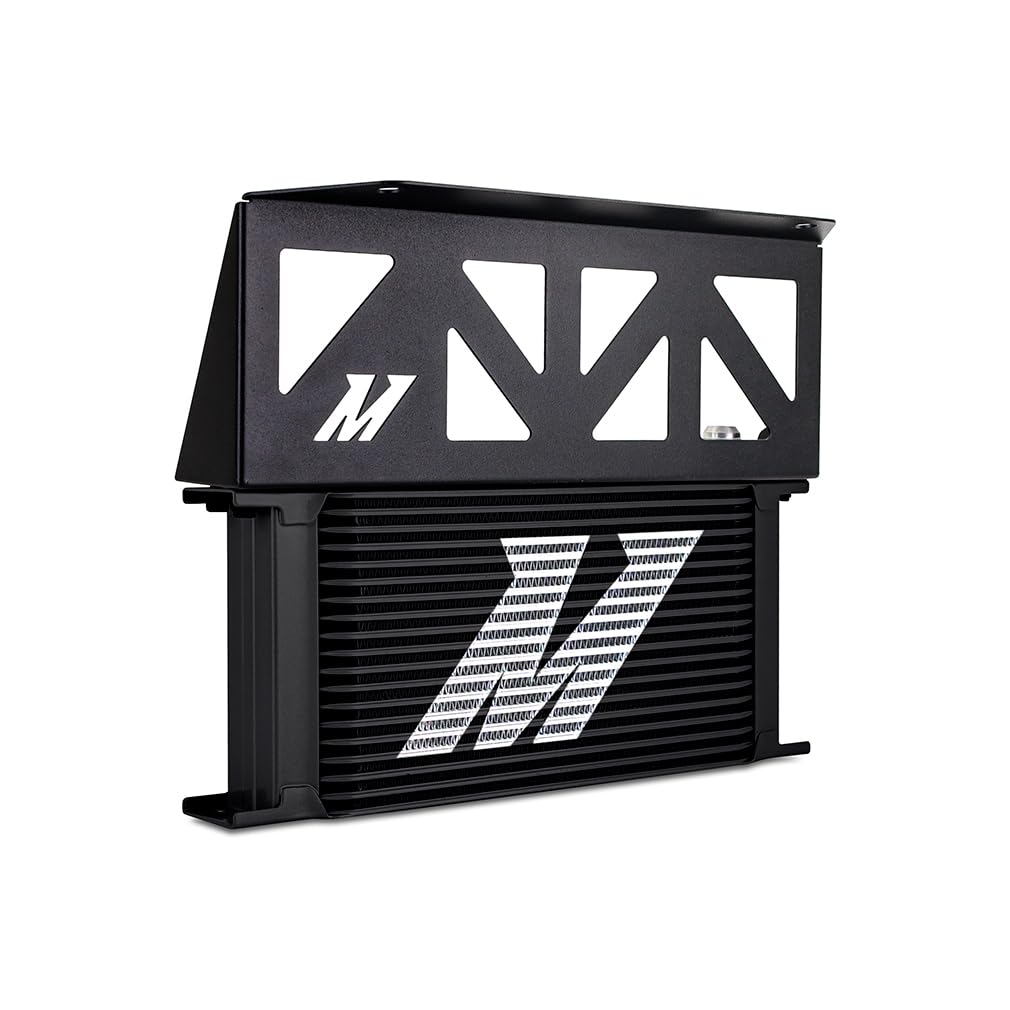 Mishimoto Oil Cooler, Black Cooler Compatible with Subaru BRZ/Toyota GR86 2022+, Non-Thermostatic