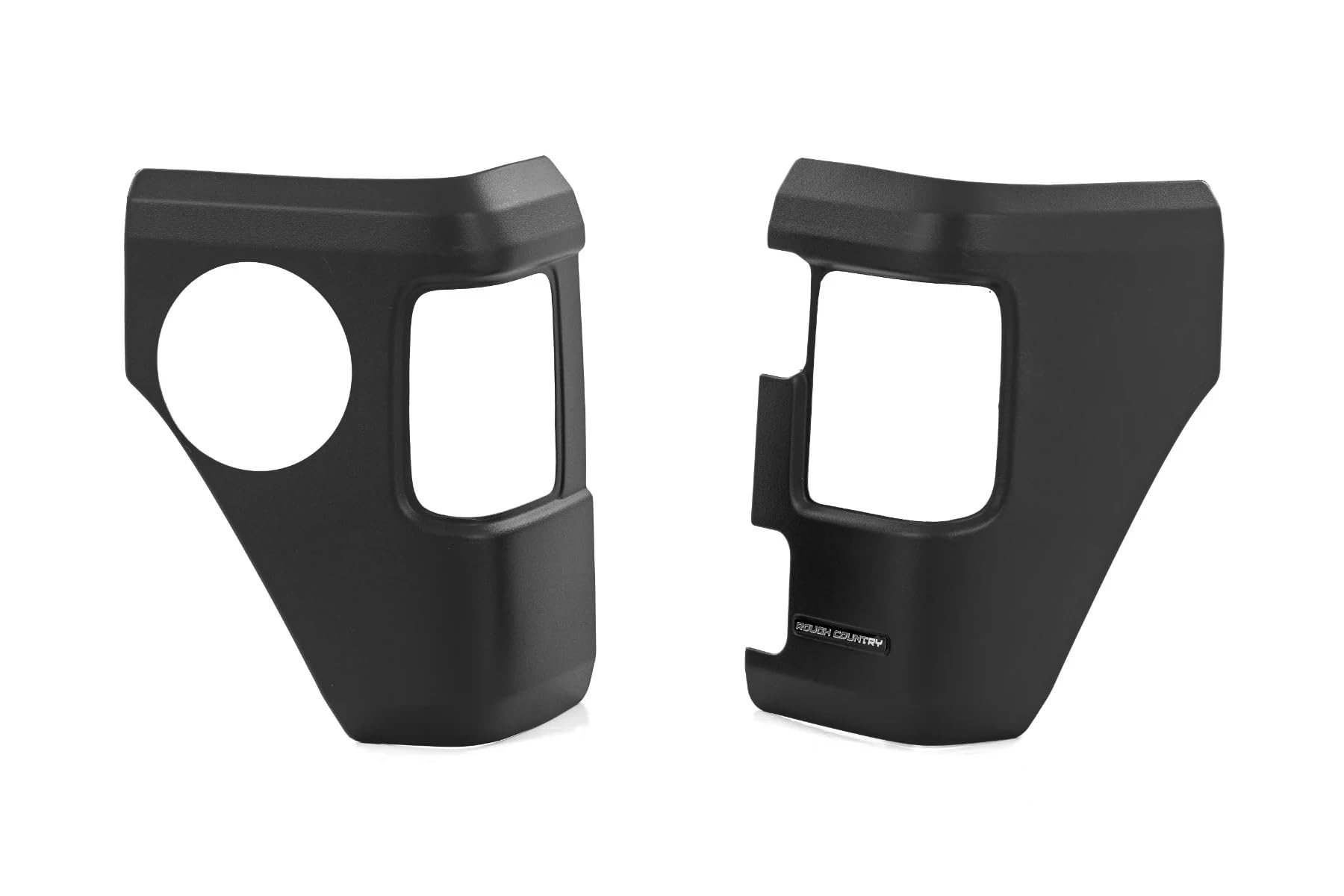 Rough Country Rear Trail Corner Cladding for Jeep Wrangler JL/Unlimited (2018-2025) - UV-Resistant, High-Density Thermoplastic, Easy Install