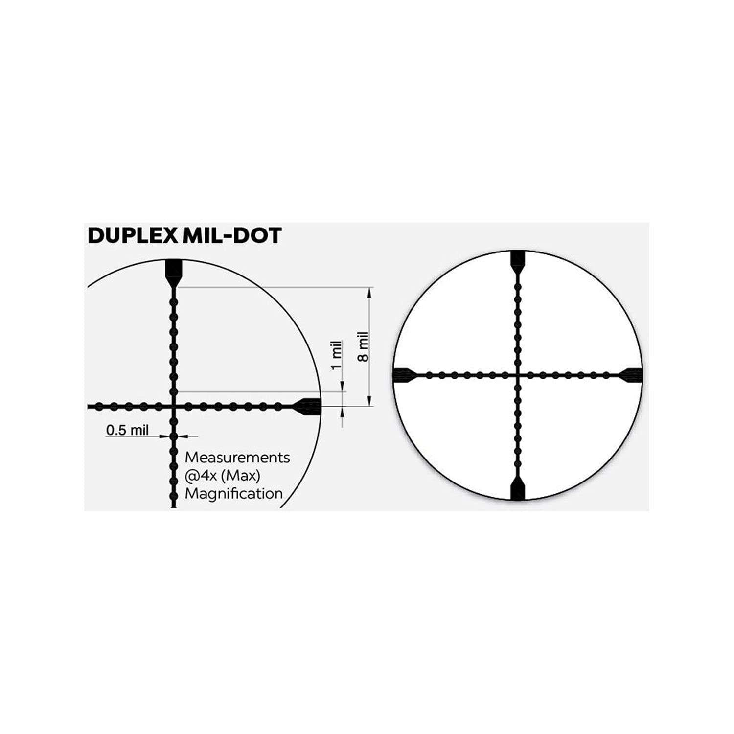 TRUGLO 30 Series Tru-Brite 1-6 x 24mm Tactical Hunting Shooting Durable Waterproof Fogproof Shock Resistant 30mm Aluminum Tube Dual-Color Illuminated Reticle Riflescope Flip-Up Lens Caps Included