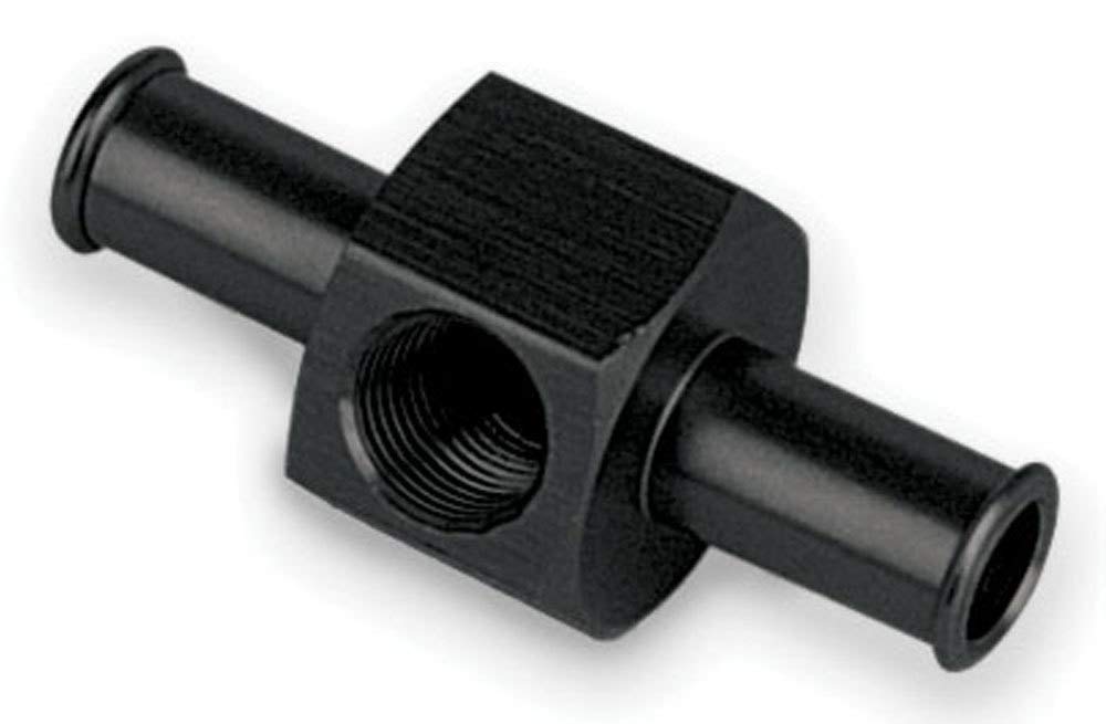Fuel Gauge Fitting Moroso 65360, 1/8" NPT Female x 3/8" Hose
