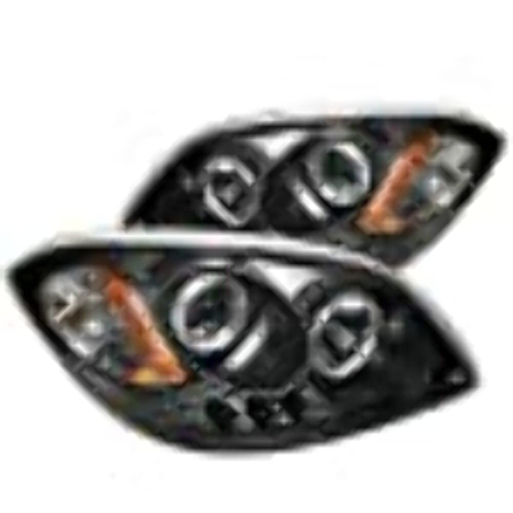 Spyder Auto Headlights Projector - LED Halo - LED - Black - High H1 - Low H1 5009326