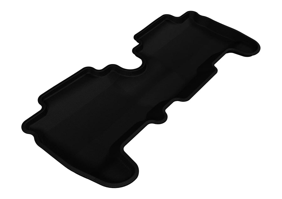 3D MAXpider Kagu Custom Fit Floor Mat (Black) Compatible with Toyota Yaris Hatchback 2007-2014 - Second Row