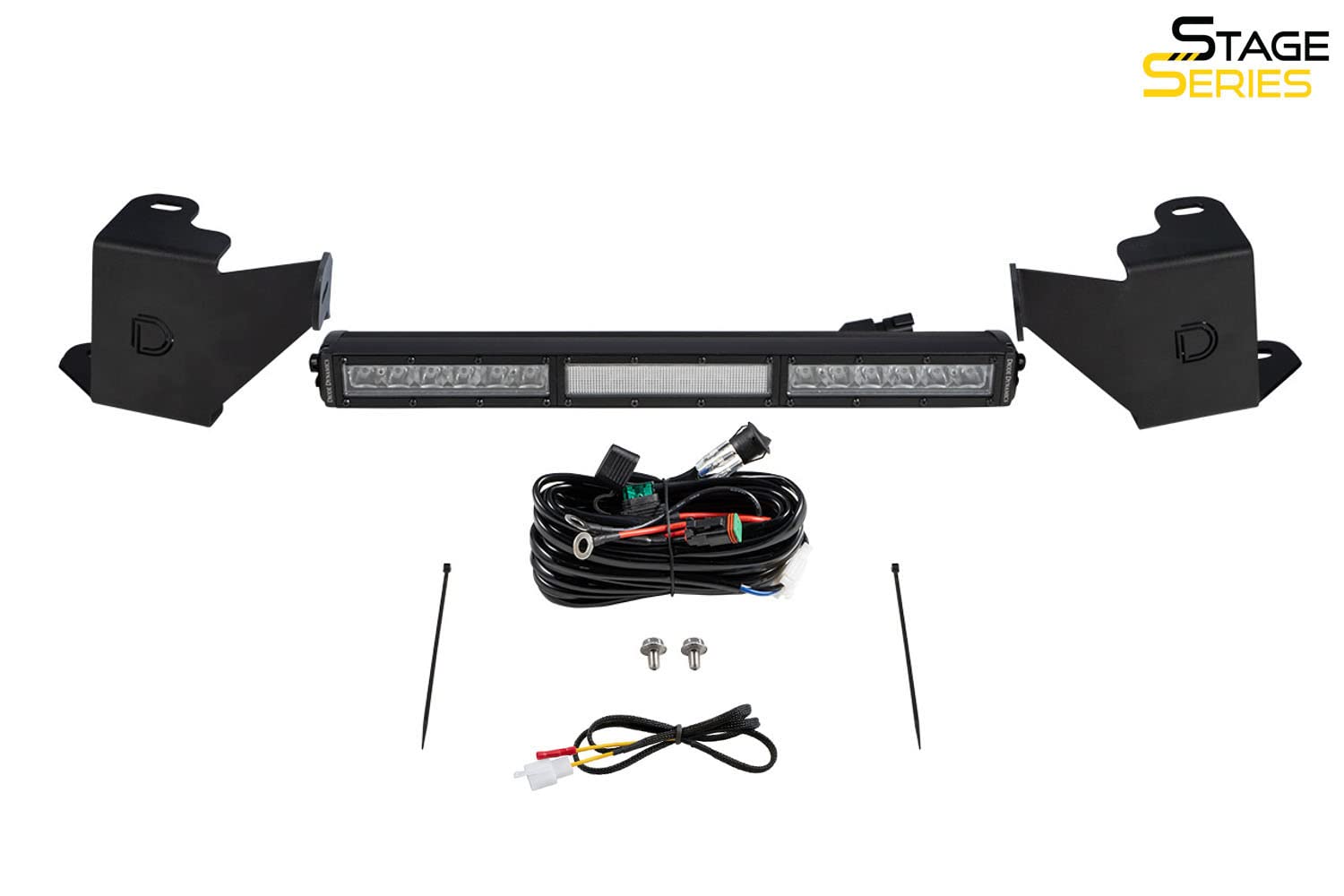 Diode Dynamics 2022+ Toyota Tundra TRD Pro Grille Light Bar Kit - Amber Combo Lights