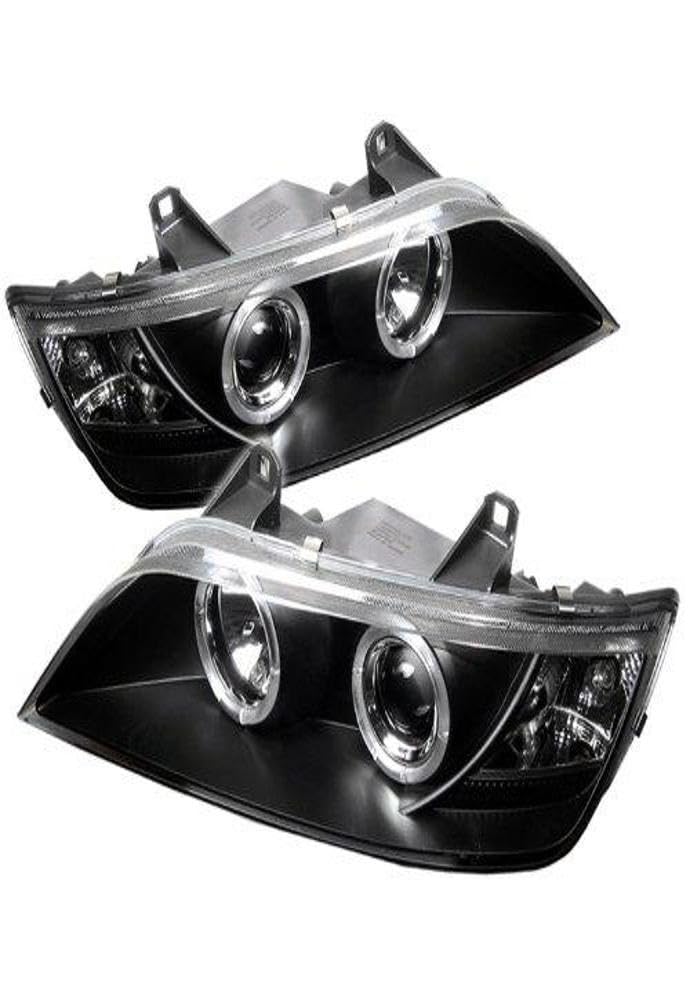 Auto Spyder 5010735 Led Halo Projector Headlights Chrome/Clear