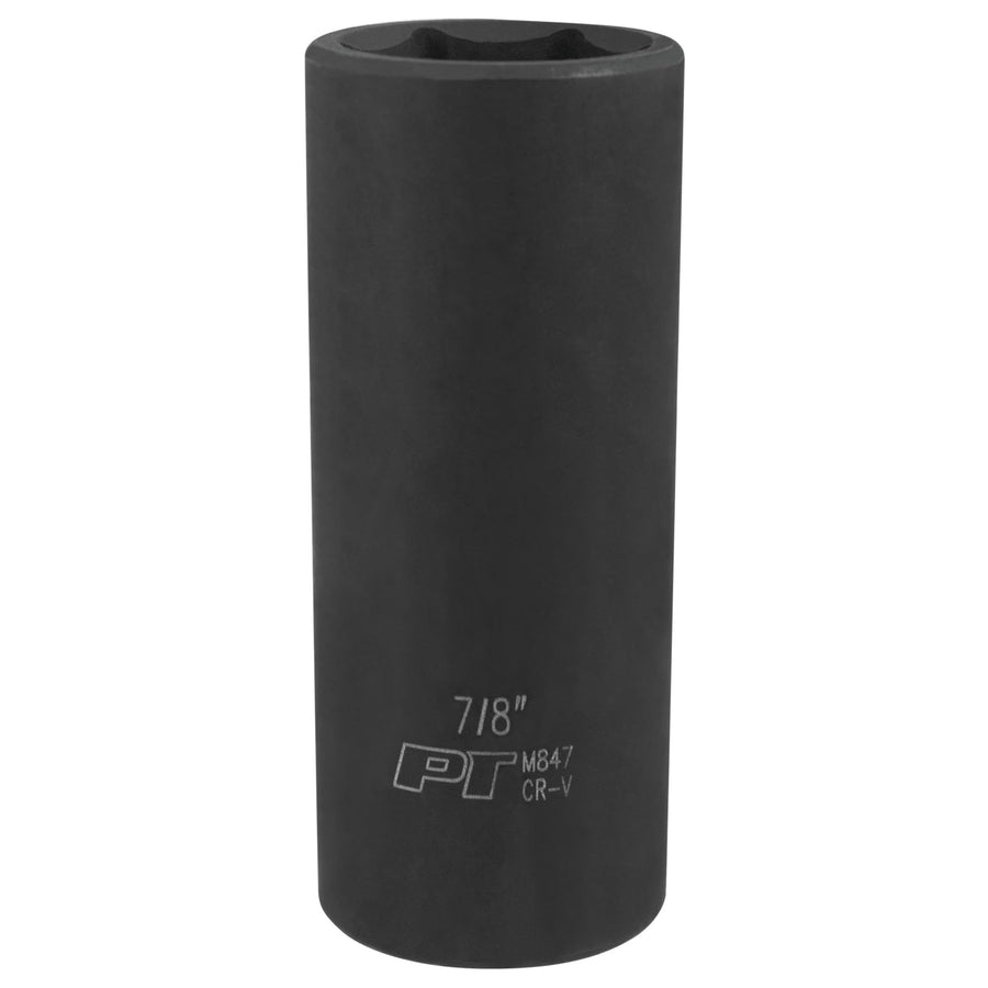 M847 Performance Tool 1/2 Drive Impact Socket, 7/8 - Heavy Duty Socket for High Torque Applications and Tough Jobs