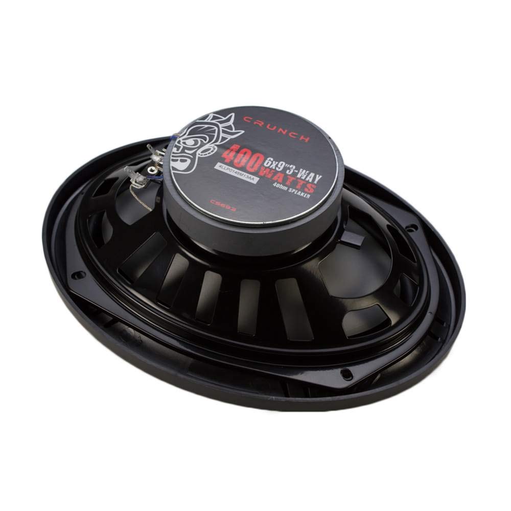 CS693 Crunch Full Range 3-Way Car Speaker, 6 x 9-Inch