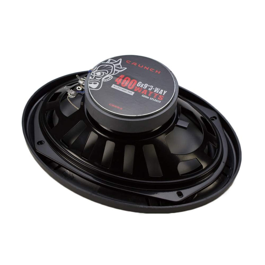 CS693 Crunch Full Range 3-Way Car Speaker, 6 x 9-Inch