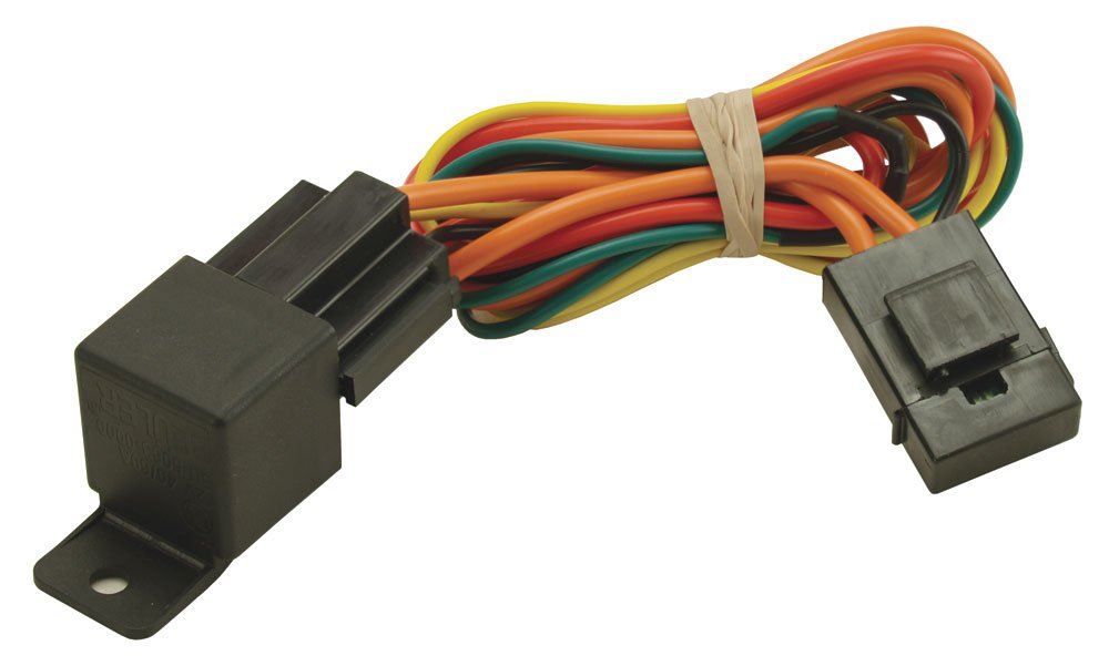 Electric Fan Relay Wire Harness, Black Derale 16763