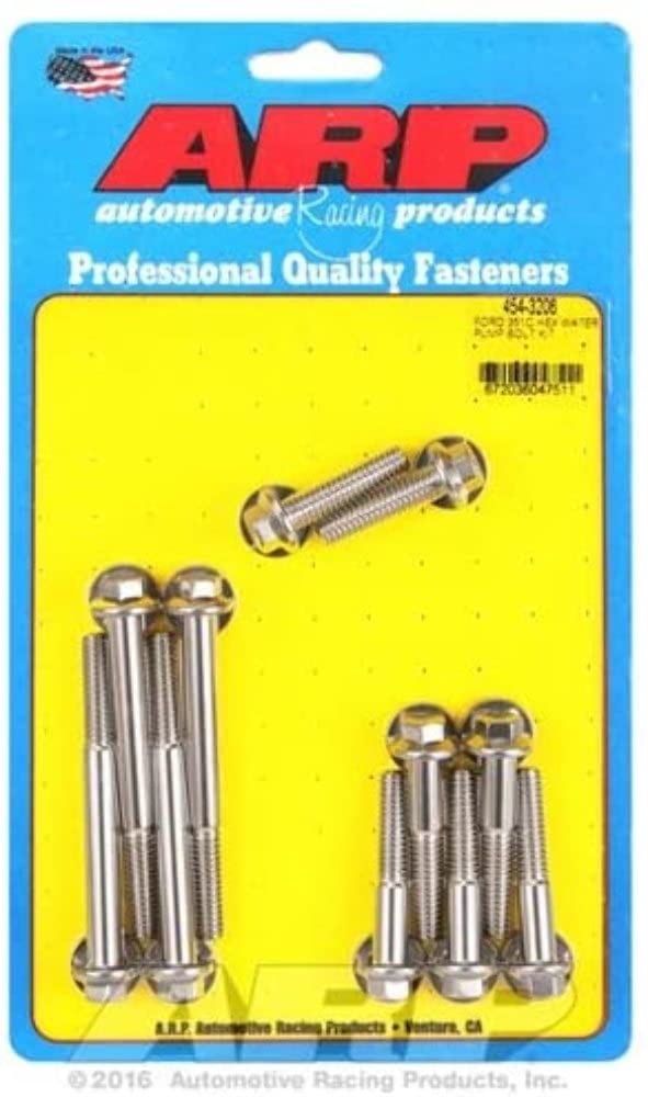 Ford 351C ARP 454-3206 SS Hex Water Pump Bolt Kit