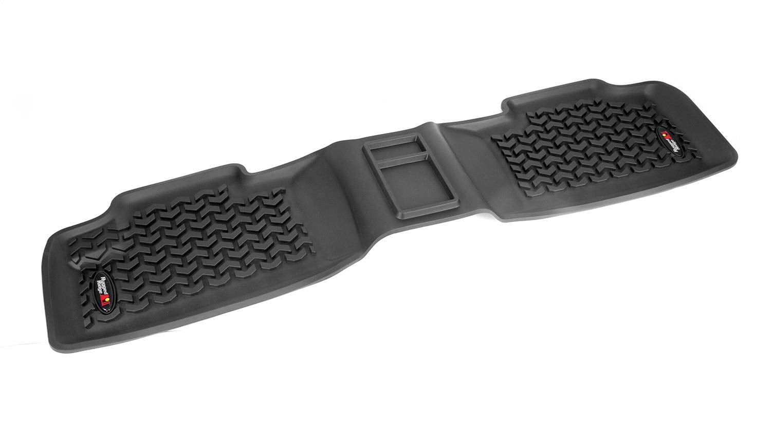 Rear Rugged Ridge Floor Liners for Toyota FJ Cruiser | Black | 82954.30 | Fits 2007-2014 Toyota FJ Cruiser (Automatic)