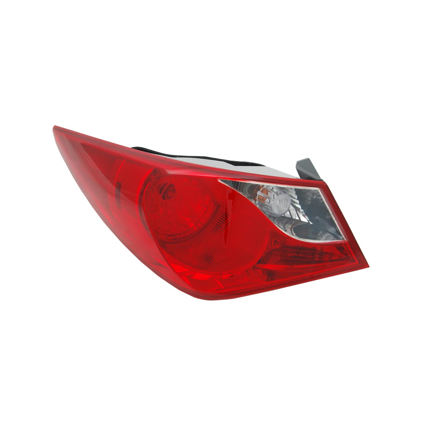 Left TYC Tail Light Assembly Compatible with 2011-2014 Hyundai Santa Fe