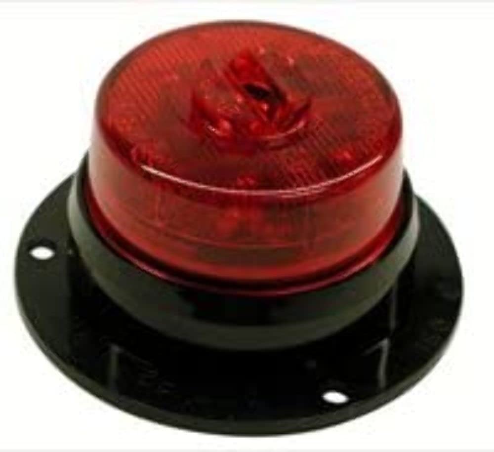 M163SR Peterson Led Marker/Clearance, Pc, Round, Side Marker Flange, 2.5"