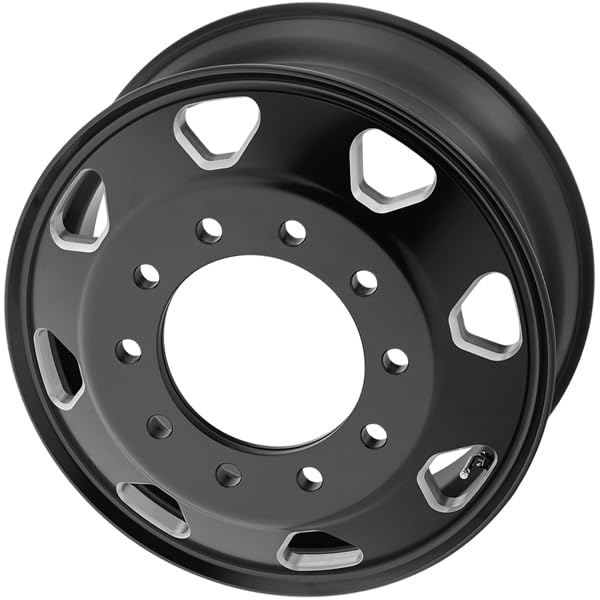 ATX AO401 S-BLK OCTANE Mill Wheel with Aluminum (24.5 x 8.25 inches /10 x 285 mm, 144 mm Offset)