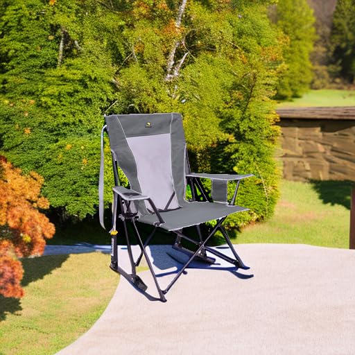 GCI Outdoor Rocking Chair Comfort Pro with Beverage Holder Outdoor