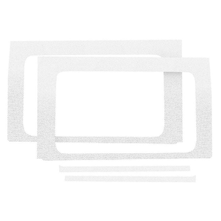 Design Engineering Boom Mat 050175 White Sound Deadening Side Window Trim Kit Compatible with 4-Door Jeep Wrangler JL (2018-up)