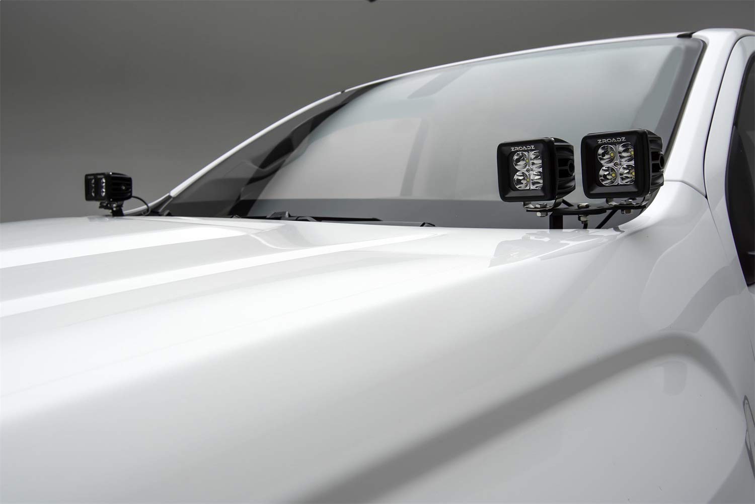 ZROADZ 2015-2016 Z362671-KIT4 CHEVROLET COLORADO Black A-Pillar 4-LED Pod Light Kit