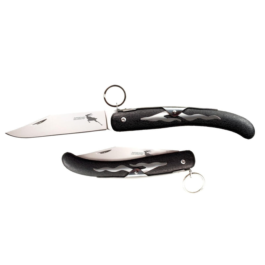 Kudu Cold Steel 4.25" 5Cr15MoV Steel Clip Point Razor-Sharp Blade 5.75" Zy-Ex Handle Everyday Carry Folding Knife w/Ring Lock